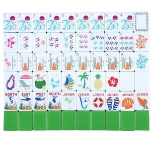Summer Splash Mahjong Tile Set - LAST ONE!